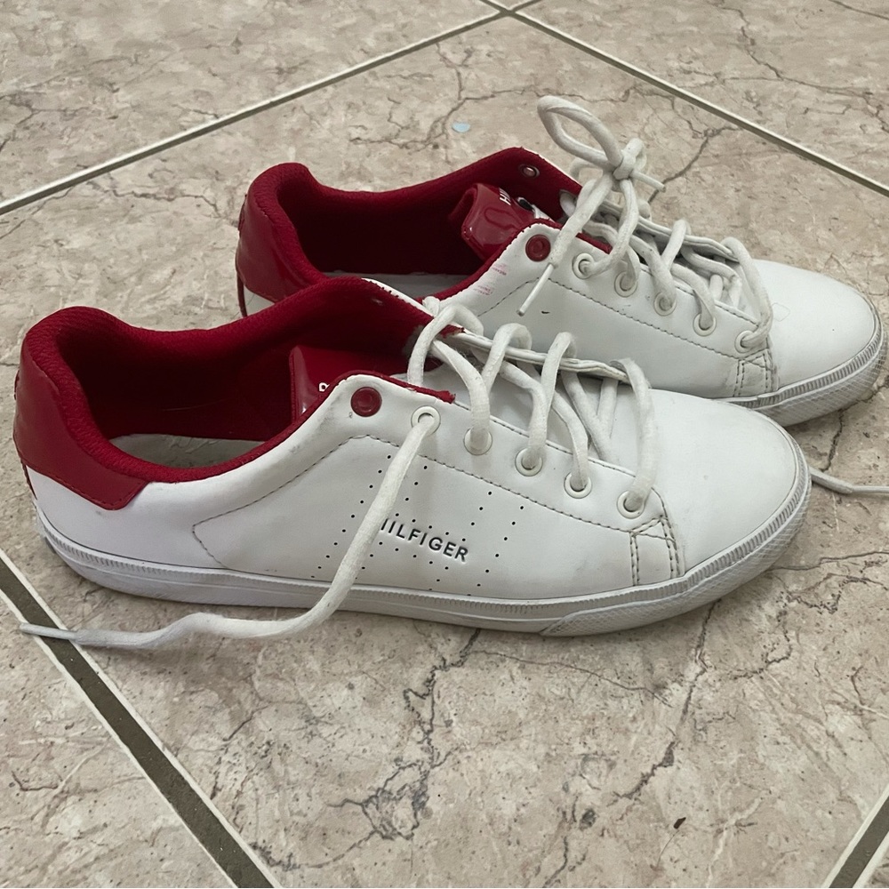 Tommy Hilfiger Shoes Size 7.5 M Sneaker White Logo